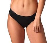 Absorbent Brief: Super Comfy Period Panties - Single Pack: Black - Large