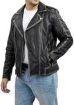 Jild Biker Style Genuine Leather Ja