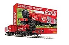 Hornby Train Set - R1276M The Coca-Cola Summertime Analogue OO Gauge Locomotives Model Railway Train Sets, Starter Electric Model Train Kits - Steam Engine Model Building Kits, 1:76 Scale Train Gifts