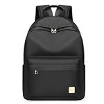 NAMO Travel Waterproof Durable PU Leather Backpack Casual Light Laptop School Anti Theft