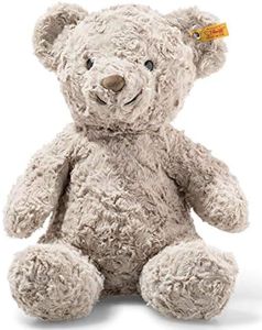Steiff 113437 Soft Cuddly Friends Honey Teddy Bear, Grey, 38 cm