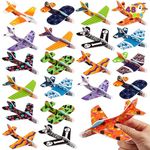 48 Pcs Halloween Foam Glider Planes, Flying Airplane Gliders Toys for Halloween Party Giveaways ,12 different airplane designs,Trick or Treats, Party Favor and Supplies for Kids