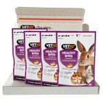 VetIQ Healthy Bites for Small Animals Nutri-Care, 30g, Rabbit, Hamster & Guinea Pig Treats with Essential Vitamins, Omega 3 & 6 Fatty Acids, Improved Formula with Coconut Oil