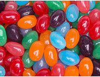 Jolly Rancher Jelly Beans Candy Original And All (10 Colors & Flavors Mix) - 5 Lb Bulk Bag (5 Pounds) Perfect For Easter Or ANy Occasion Assorted Flavors Strawberry Orange Blue Raspberry Watermelon Berry Apple Lemonade and more