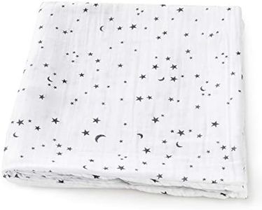 HOMYBABY® Muselinas Bebe Algodon Orgánico 120x120 [1pc] - Manta para Recien Nacido - Sirve como Toallita o Mantita en Carrito, Cuna, Cambiador - Arrullo Bebe
