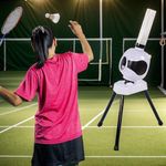 PROFFIX Badminton Shuttle Feeder Shooter Machine for Basic Badminton Training for Professional Courts and Home Activities