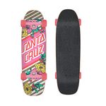 SANTA CRUZ Complete Cruiser Floral Stipe Street 8.4 x 29.4, Pink