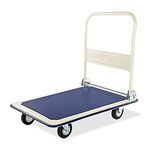 Heavy Duty Folding Industrial Platform Trolley with Anti-Puncture Tyres - 150kg Load Capacity - 5 Year Warranty