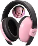 Baby Ear Protection Noise Cancelling Headphones, Hearing Protection Earmuffs for Babies 1-24 Months, Baby Travel Essentials for Outdoor Indoor, Pink