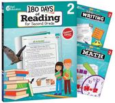 180 Days of Reading, Writing and Math for Second Grade 3-Book Set