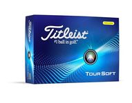 Titleist Tour Soft Golf Balls, Yellow (One Dozen)