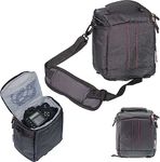 Navitech Black DSLR Camera Carrying Case and Travel Bag Compatible with The Panasonic Lumix DMC-FZ300