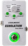 COOLMUSIC A-DE01 Echolation Digital Delay Pedal with 9 Effects…