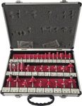 INDITRUST Heavy duty 35 Pcs Router Bit Set 8mm shank for Plastic Wood & etc Working