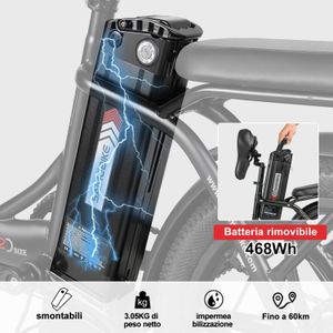 SAMEBIKE Foldable Electric Bike for Adults