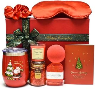 Christmas Gift Box for Women - Unique Spa Holiday Gift Basket Set for Women, Her, Mom, Wife, Girlfriend, Sister, Coworker, Teacher, Nurse | Christmas Gifts Ideas