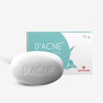 D’Acne Soap | Controls excess sebum | Body & face soap for acne-prone and oily skin | Reduces inflammation and painful red bumps | Skin feels soft & supple | 75 gm