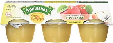 Applesnax Apple Peach Fruit Snack, 6 Count