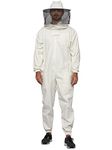 BEEATTIRE Beattire Beekeeper Suit With Round Hood - Thick Cotton Bee Suit Sting Proof Protection Beekeeping Suits2XL