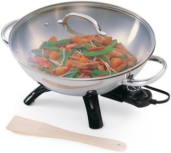 Presto 5900 1500-Watt Stainless-Steel Electric Wok