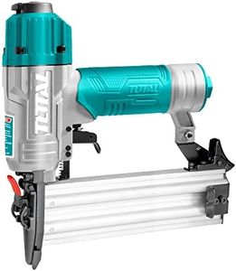TOTAL Air-Powered Brad Nailer with 1000 Pcs Brad Nails 18 GA, Air-Powered Compatible with 5/8" to 2" Nails TAT83501