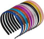 Women Glitter Headband, Sweeethome 10 Pack Goody Headbands for Women Makeup Hairband Hair Accessories Headband