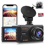 Dash Cam Front and Rear, 4K/2K Full