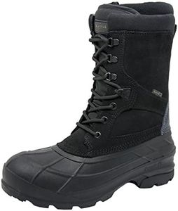 Kamik Men's Nationplus Boot (8.5 D(M) US, Black/Charcoal)