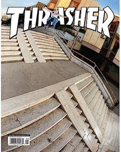 Thrasher Magazine August 2023 Coverage of Skateboarding and Snowboarding
