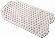 The Original Refinished Bathtub Mat - No Suction Cup Bath Mat (White) Designed for Textured and Refinished Bathtubs Made of Rubber Not Cheap Plastic, Great for Children and Elderly