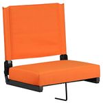 Orange : Flash Furniture Game Day Seats Stadium Chair by Flash with Ultra-Padded Seat, Orange