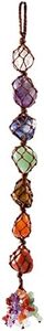 Top Plaza Car Decor Chakra Hanging Decoration Gemstones Healing Crystals Home Indoor Hanging Ornament for Good Luck,Yoga Meditation, Protection (7 Chakra)