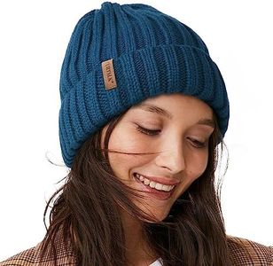 FURTALK Winter Hats for Women Fleece Lined Beanie Knit Chunky Snow Cap