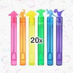 20 Packs Mini Bubbles Dinosaur Bubbles With Bubble Wand Bottles Birthday Bubble Solution Blowers For Kids Children Party Supply Summer Outdoor Toys