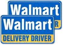 Spark Delivery Driver Sign (2 Pack) - Reflective, Durable, and Secure Magnetic Display for Delivery Personnel