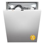 COMFEE' KWH-BD1215P-W Fully Integrated Dishwasher with 12 Place Settings, Cloud Wash, Extra Drying, Built-in Dishwasher with Delay Start, Quick Wash - White , Chrome Finish