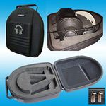 V-MOTA TDD Headphone Suitcase Carry case boxs for AKG K242HD K272HD K172HD K271MKII K270S K271 K240 K240S K240R K240MKII K241 K250 K260 K280 K290 K340 HSD271 HSC271 Headphones(Headset Suitcase)