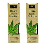 XBC Hemp Hand Lotion Infused with Essential Fatty Acid for Healthier Skin - Pack of 2