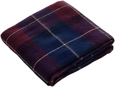 Lavish Home Cashmere-Like Throw Blanket, 50" x 60", Blue/Red