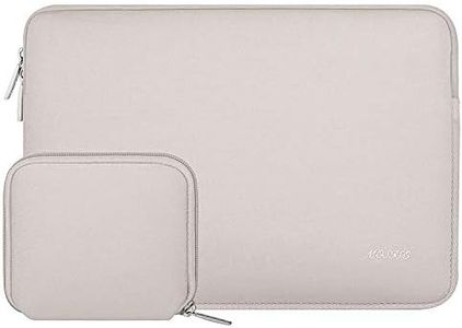 MOSISO Laptop Sleeve Compatible with MacBook Air/Pro, 13-13.3 inch Notebook, Compatible with MacBook Pro 14 inch M3 M2 M1 Chip Pro Max 2024-2021, Neoprene Bag with Small Case, Rock Gray