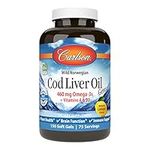 Carlson Laboratories - Cod Liver Oil - Lightly Lemon-150 ct