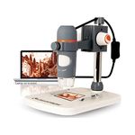 Celestron 44308 Handheld Digital Microscope Pro, 20x-200x Magnification, Grey/White