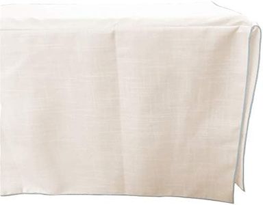 Baby Doll Bedding Drake Linen Look Crib Skirt/Dust Ruffle, Blue