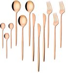 Copper Silverware Set For 12