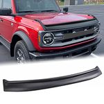 Broaddict Hood Deflector Hood Protector Fit for Ford Bronco 4-Door & 2-Door 2021 2022 2023 Trail Armor Textured Black Hood Guard Shield Bug Deflector