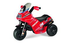 Peg Perego Children's 6V Ducati Desmsedici Evo Three-Wheel Motorbike, Red