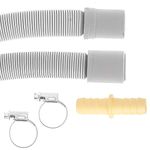 Masterpart Washing Machine Dishwasher Drain Waste Hose Extension Kit 2m