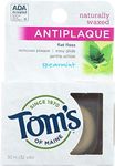 Tom's of Maine Naturally Waxed Anti-Plaque Flat Floss Spearmint 32 Yards (Pack of 5)