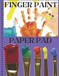 Finger Paint Paper Pad: 8.5 x 11 in