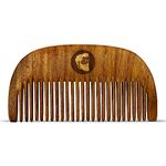 Beardo Compact Wooden Comb | Style your beard hassle-free | Pocket-size Elegant Comb for hair & Beard styling | Light Weight For Healthy & Stylish Beard